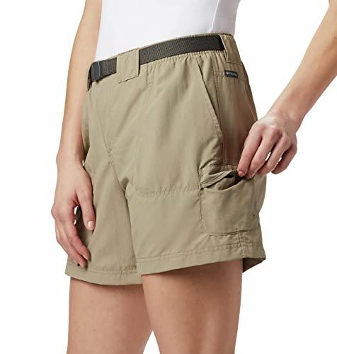 Columbia Columbia Women's Sandy River Cargo Short Shorts, tusk, XLx6