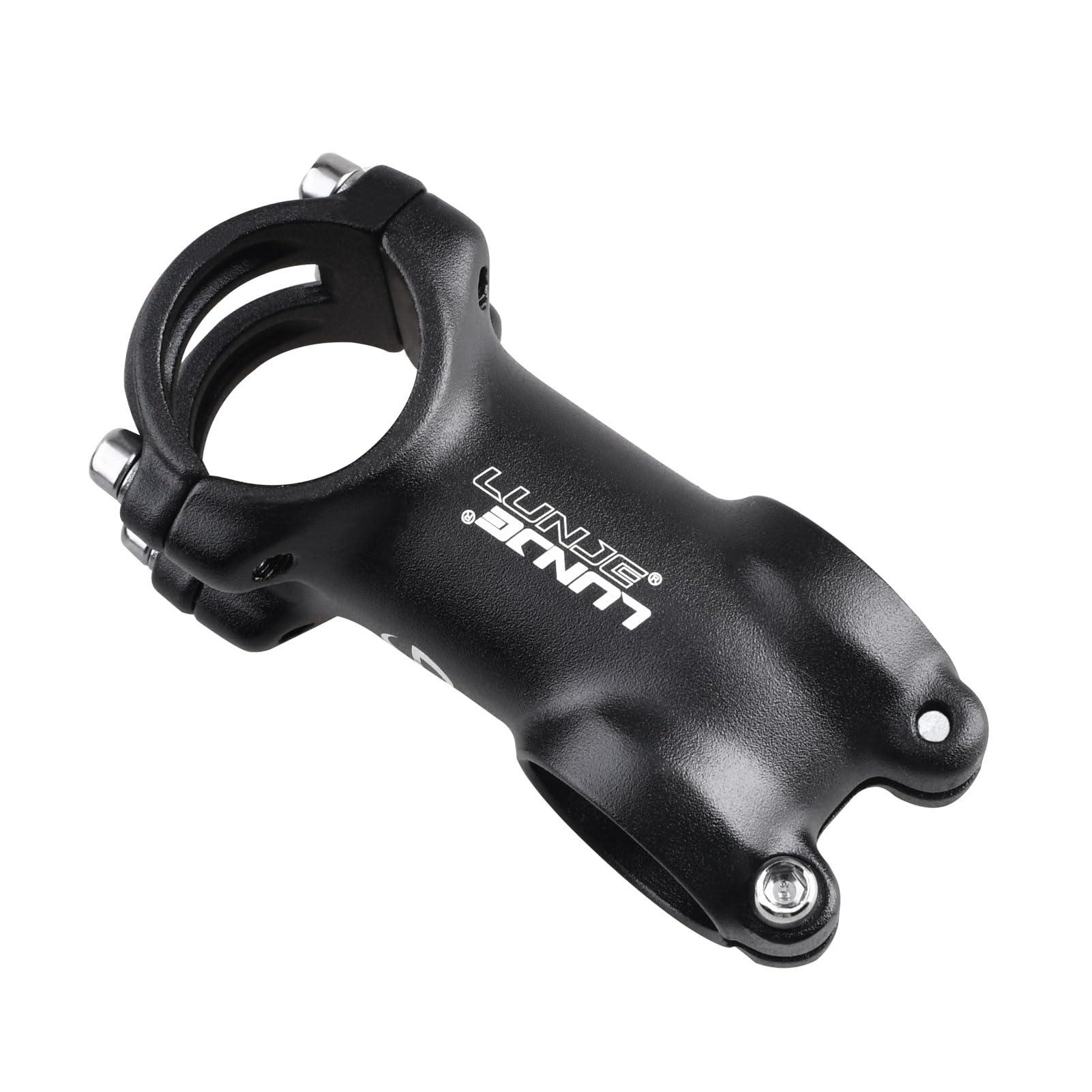 Azarxis Azarxis 31.8mm Stem 60mm 70mm 80mm 90mm 0-7 Degree Bike Stem Mountain Bike Stem Short Handlebar Adjustable Stem for Bicycle, Road Bike, MTB, BMX, Fixie Gear, Cycling (31.8 x 60mm)
