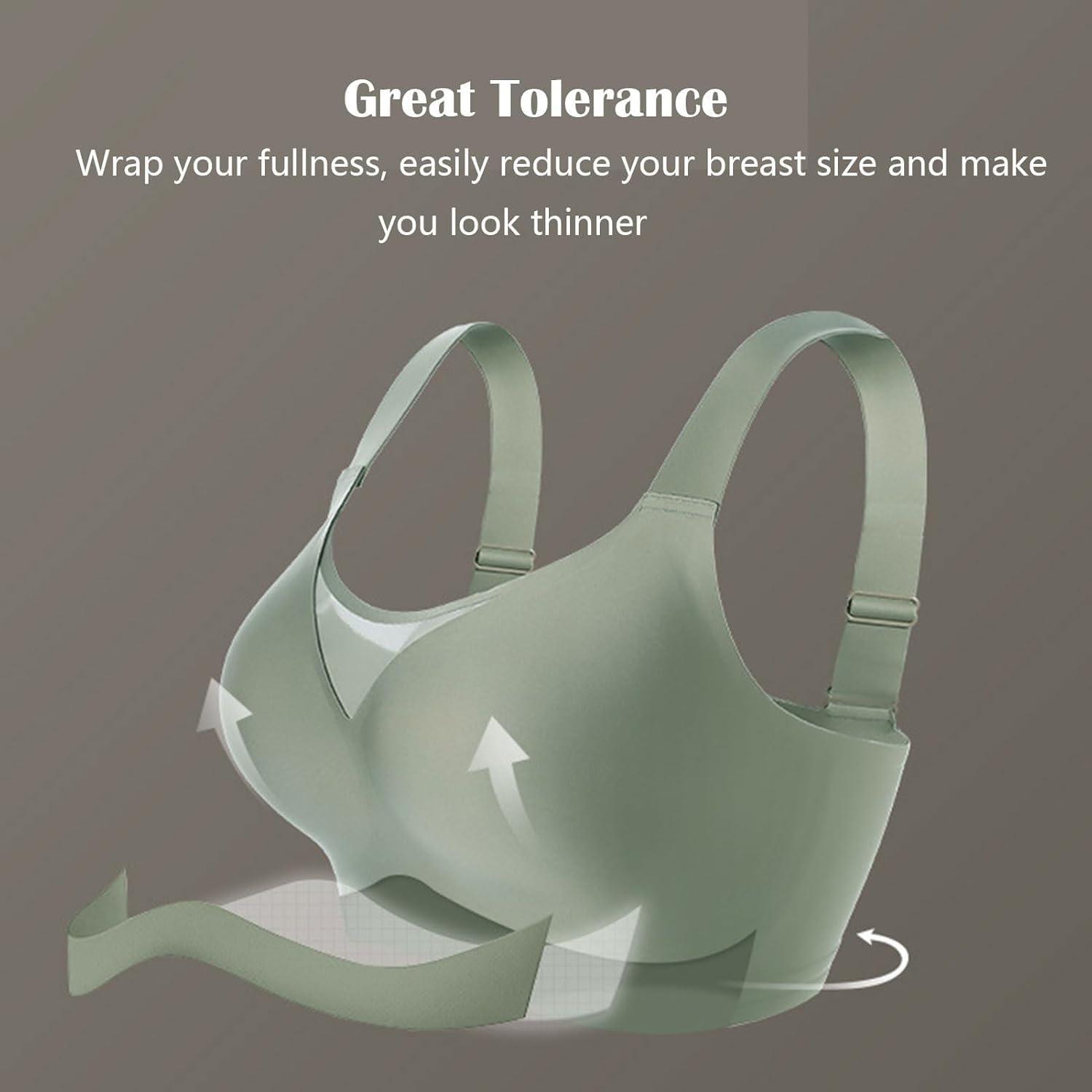 Swinizh Nulalift Anti Sagging Bras for Older Women, Nulalift Breathable Seamless Bra Everyday Bra for Women (Beige,6XL)