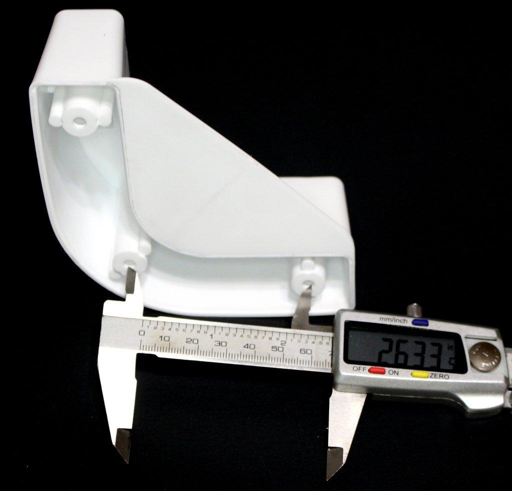 JSP Manufacturing Boat Marine Cooler Mounting Kit for Yeti Igloo Engle Coleman (Set of 4) Black or White (White)