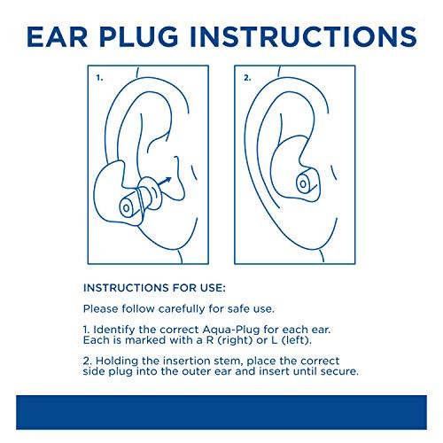 Zoggs Zoggs 300659-400 Aqua Plugz - Hypo-Allergenic Silicone Ear PlugsBlue