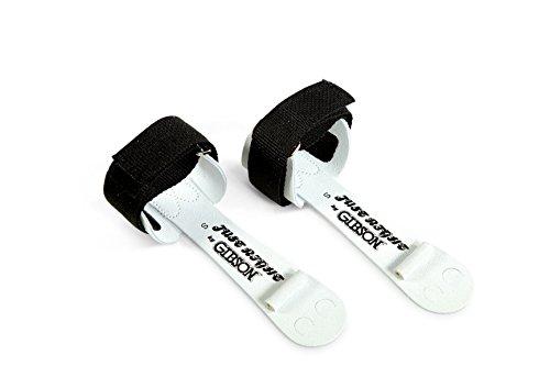 Gibson Athletic Gibson Athletic unisex adult gymnastic Uneven Bar Grips, White/Black, X-Small US
