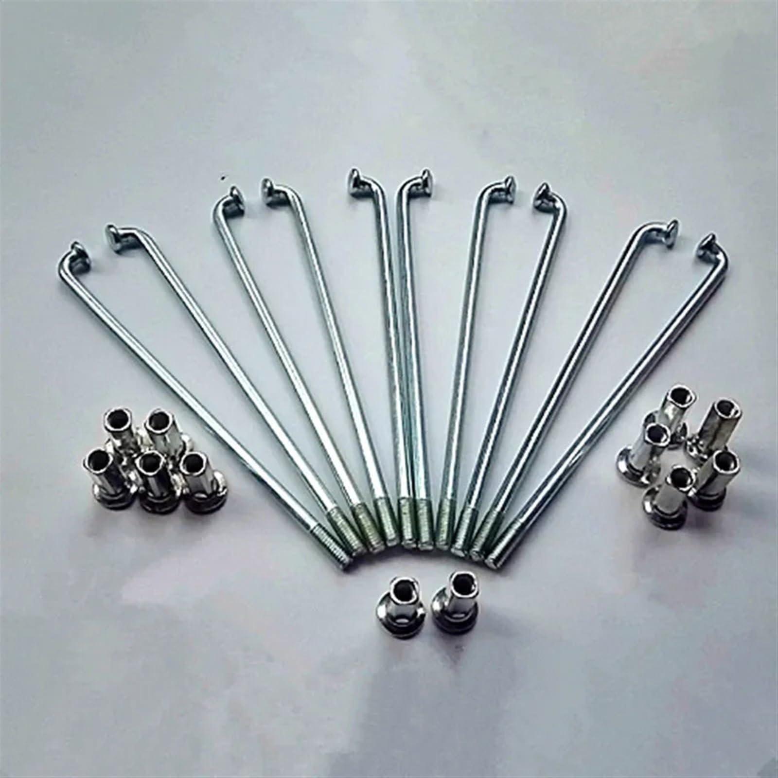 USZIJIE USZIJIE 100pcs/lot Fit for Bicycle Spokes 12G 2.5mm *60/65/70/75/80/85/90/95/100/105/110/115-180mm Fit for Bicycle Motorcycle Electric Fit for Bicycle Spokes(175mm)
