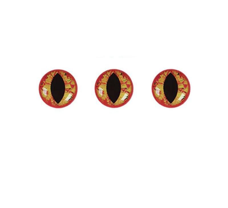 KTGCOZS KTGCOZS Pack of 200 Fishing Lure Eyes 3mm-12mm 5D Holographic Eyes Fly Tying Jig Craft (12mm 200pcs)