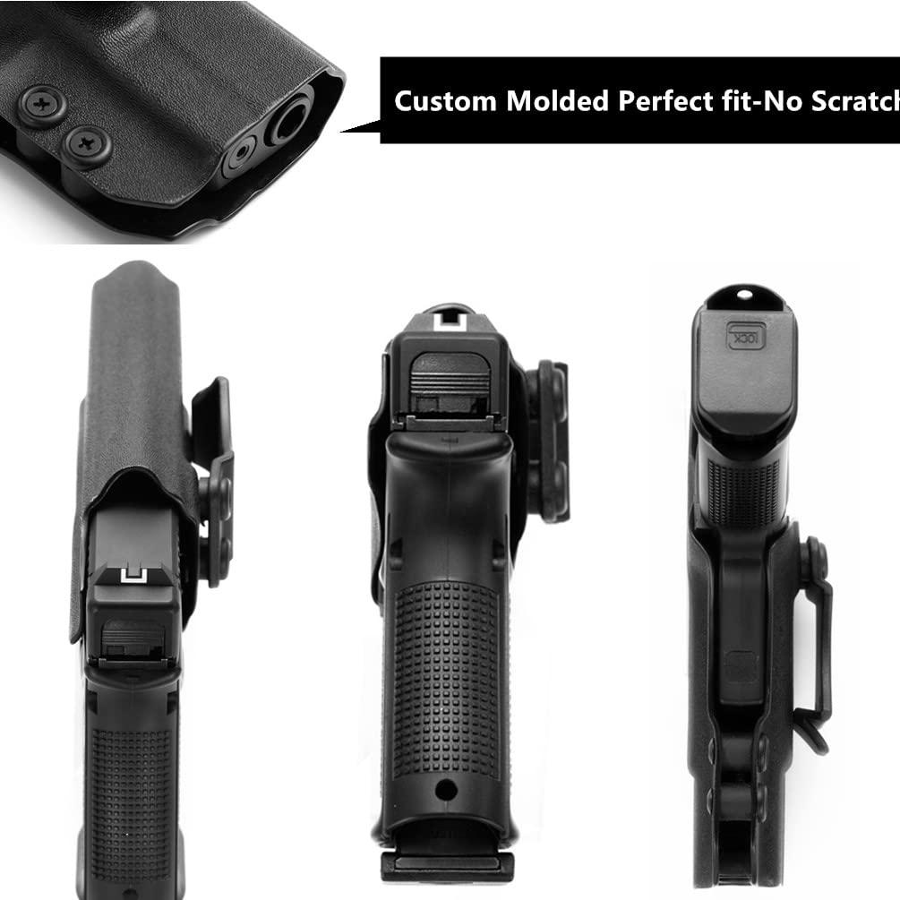 Yankai kydex IWB Holster for Taurus G3 Toro with Streamlight Tactical Flashlight TLR-7 TLR-7A Flex TLR-8 TLR-8A 500 Lumen Light Optics Red Dot Cut Concealed Carry