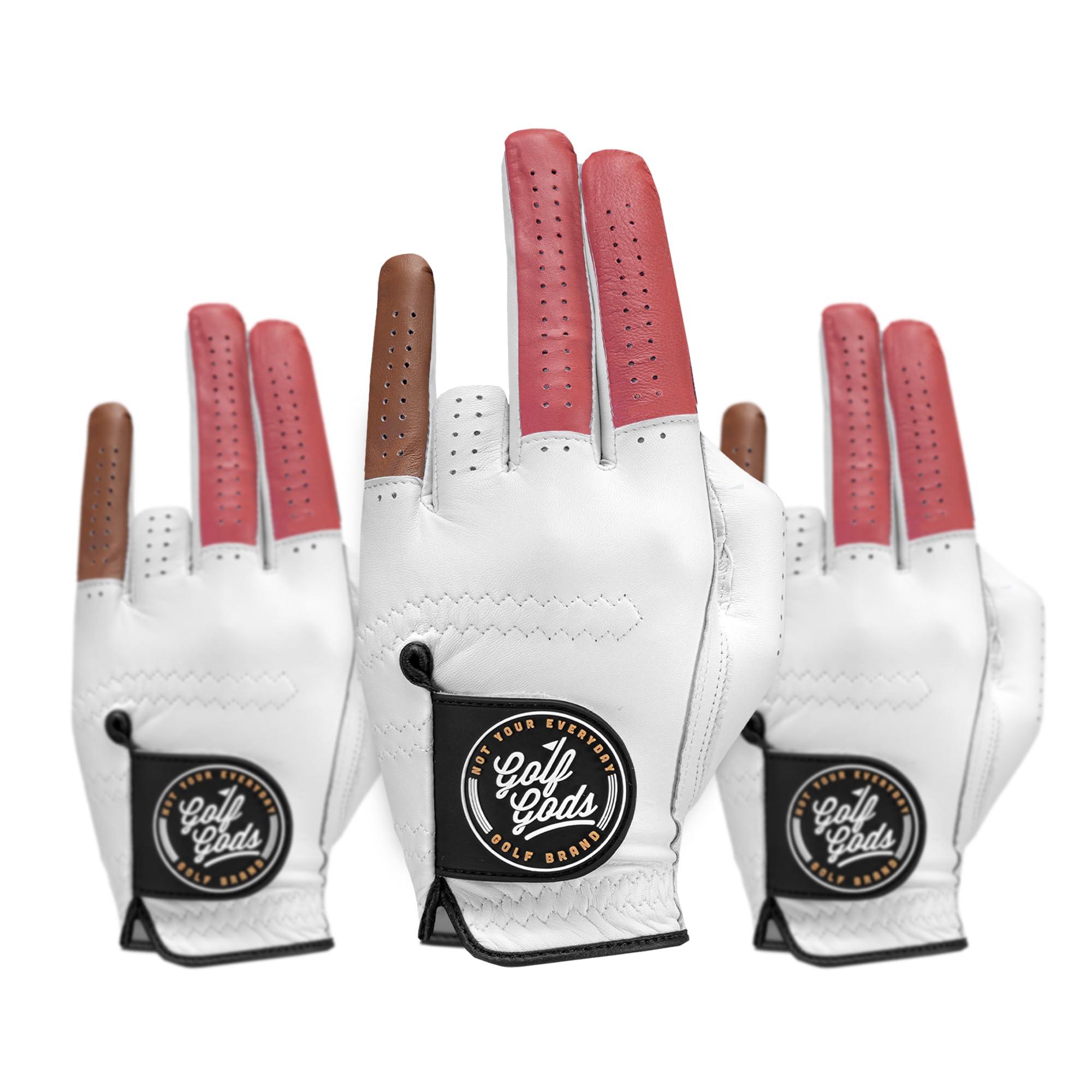 Golf Gods Golf Gods - Golf Glove \'Shocker\' 3 Pack (Small - Right)