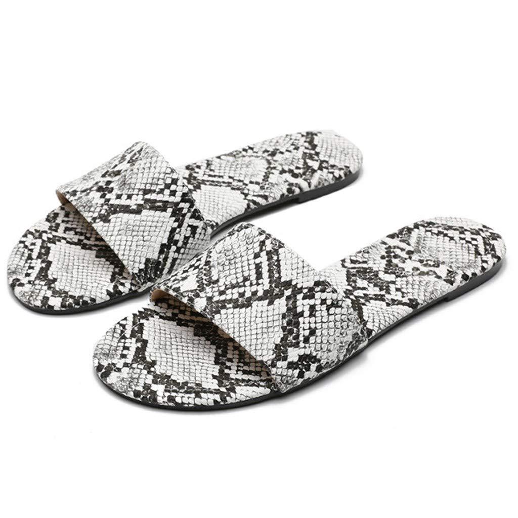 Gibobby Womens Sandals Sandals for Women Platform,Women Shiny Rhinestone Flat Sparkle Glitter Slip On Casual Slides Sandals Slipper