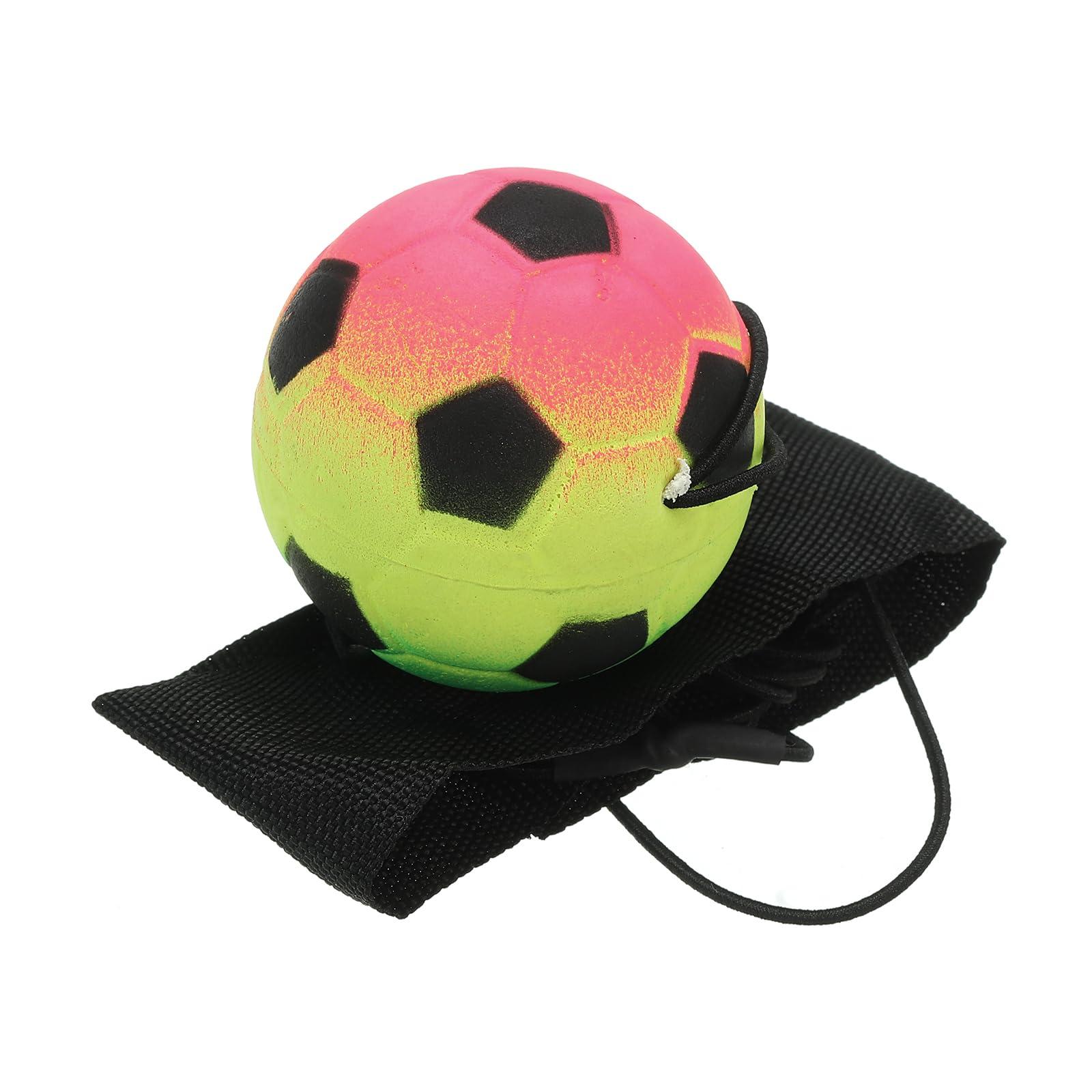 PATIKIL PATIKIL 1.9 Inch Sports Wrist Ball, Soccer Rubber Rebound Wristband Wrist Return Ball Sport on a String for Exercise Play, Mixed Colors