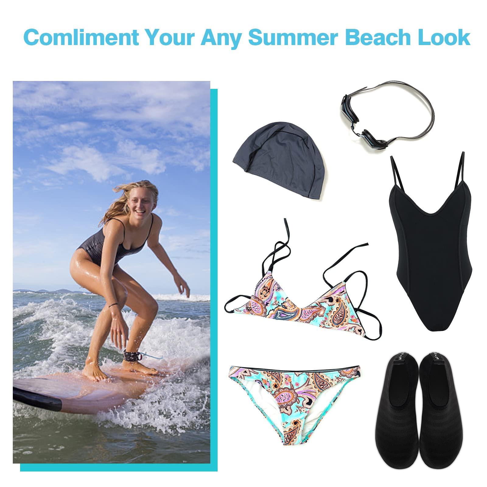 IceUnicorn IceUnicorn Water Shoes Men Women Beach Swim Aqua Barefoot Socks Pool Quick Dry Yoga(liuxingyu Black 38/39)