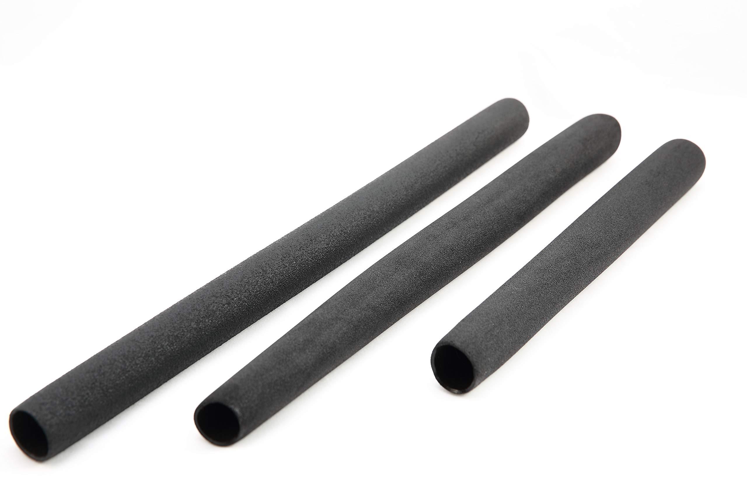 Ader Sporting Goods Ader Rubber Grip 5\'\'-21\'\' Handle Grip Close End Made in U.S.A (6\'\'-1\'\'C) x4Pcs