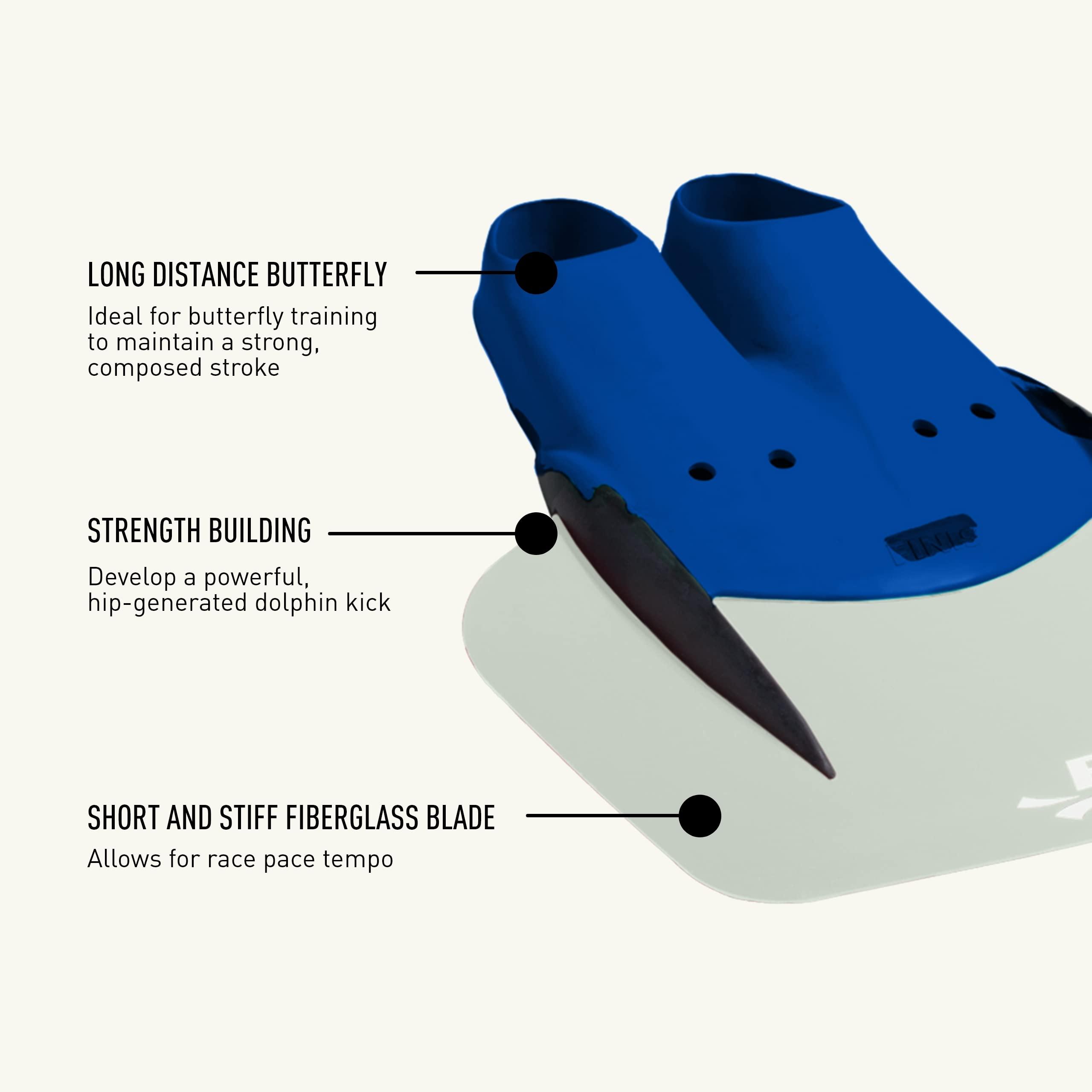 FINIS FINIS Shooter - Fiberglass Monofin to Improve Form and Strength - Mermaid-Style Swimming Fin for Men and Women - Adult Swim Flipper for Swimming and Pool Accessories - Medium