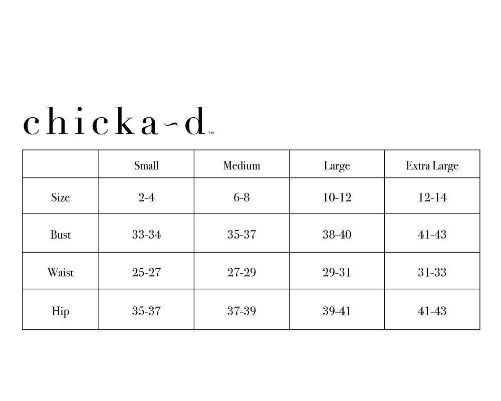 chicka-d Chicka-d Women\'s Standard Home Base Crew, White, Small