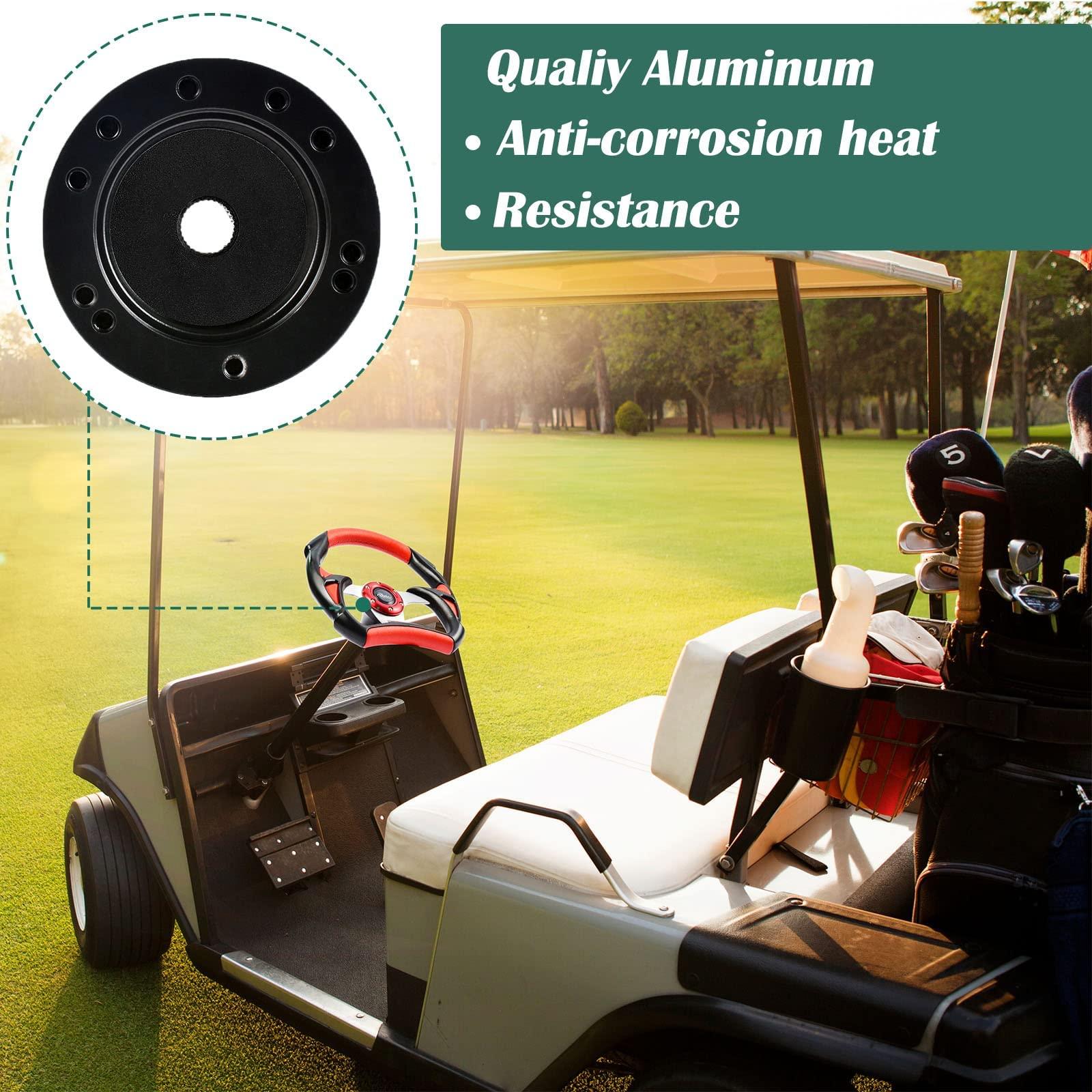Roykaw Roykaw Golf Cart Steering Wheel with Hub Adapter only for Club Car Precedent