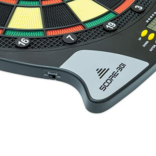 Carromco Electronic Dart Board 92016: Freccette Elettroniche Per 1-8 Giocatori - Divertimento Garantito!