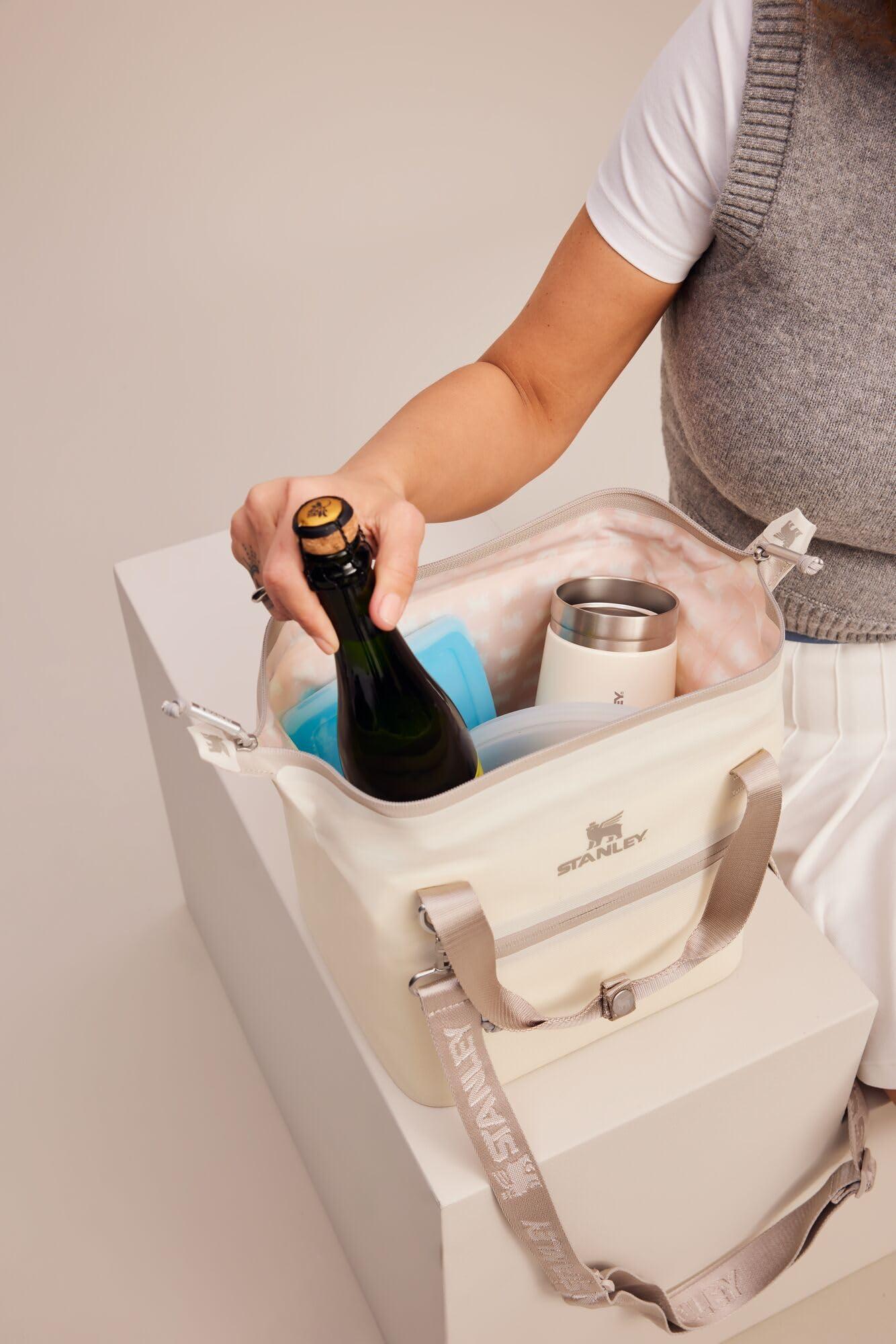 STANLEY Stanley All Day Julienne Mini Soft Cooler Bag and Lunch Box | 10-Can Recycled Polyester Cooler | 12-Hour Cooling | Travel Cooler