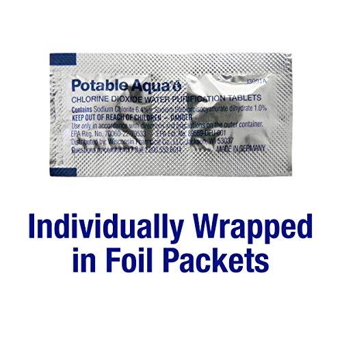 potable aqua Potable Aqua Chlorine Dioxide Water Purification Tablets - 30 Count