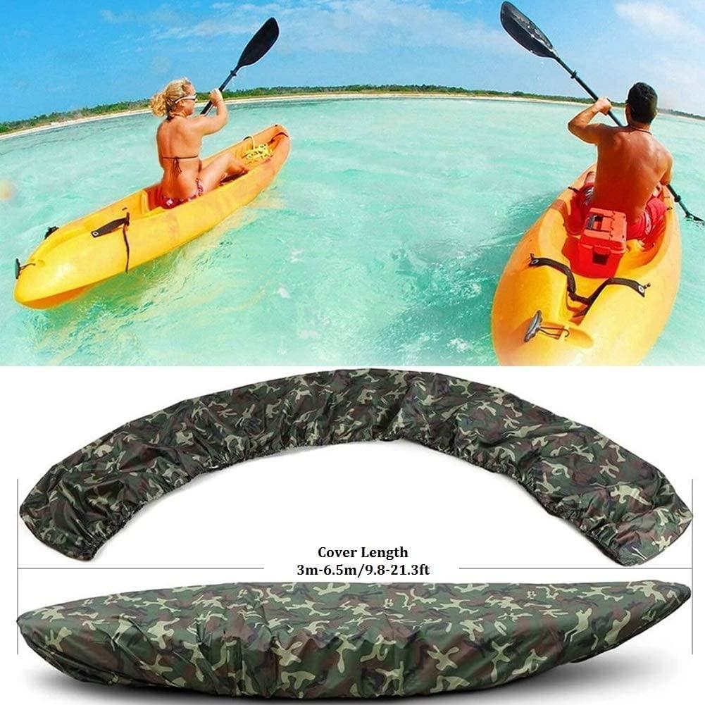 CFDZCP Boat Covers Kayak Cover Best Sea Kayak Cover Accessory for Indoor/Outdoor Storage Waterproof Cover Protects The Kayak and Cockpit from Insects, Debris and Light Rain (Size : 4.1/4.5)