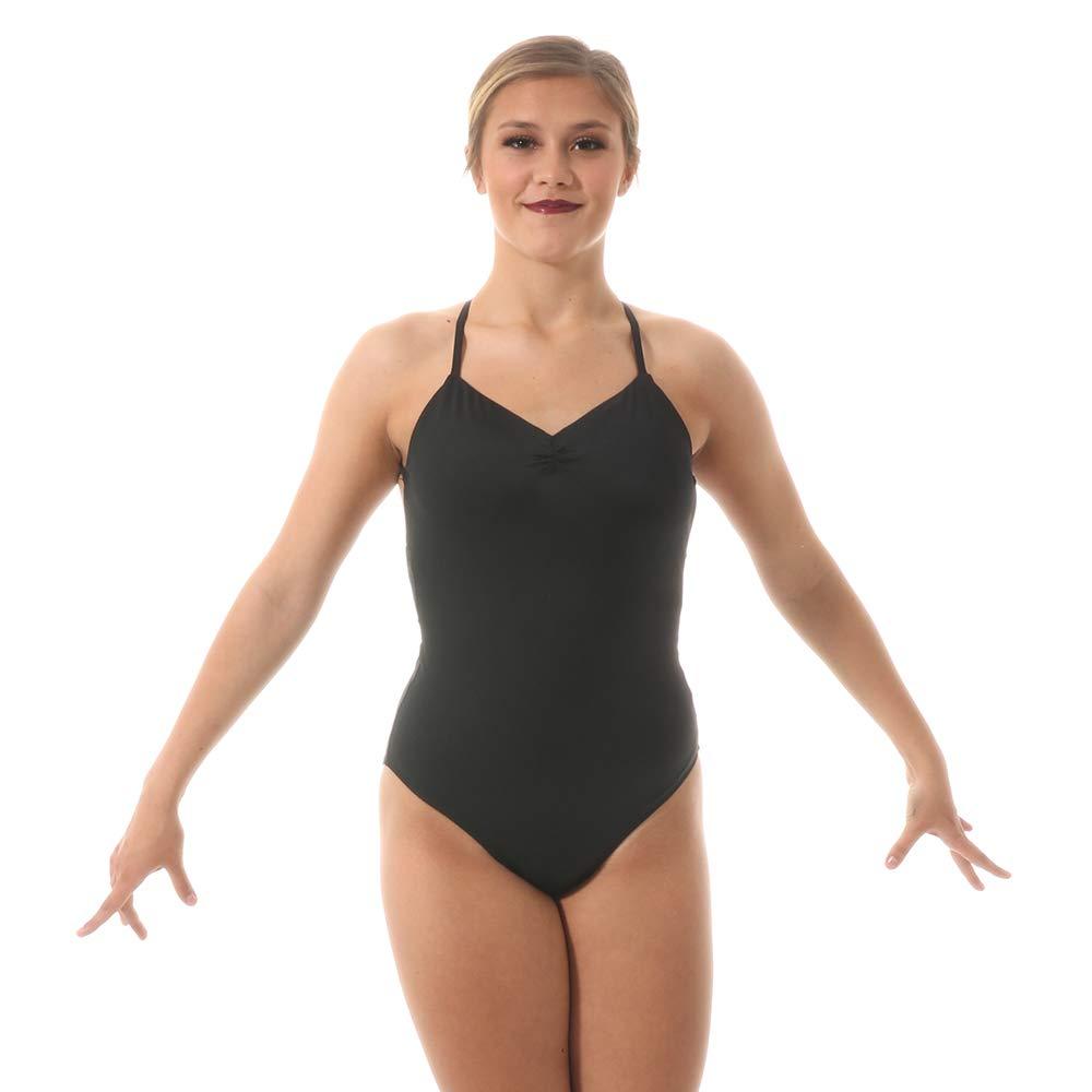 Dance Basix Dance Basix Women\'s Pinch Front Camisole Leotard Black