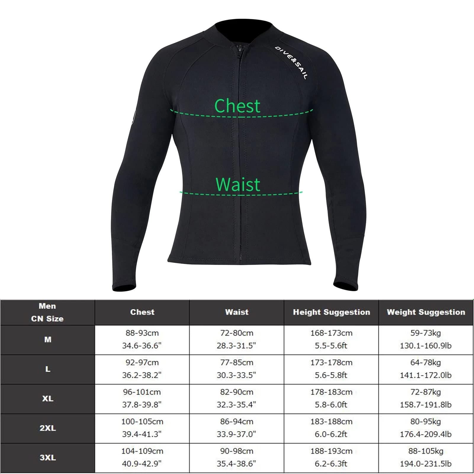 WYYHAA WYYHAA Neoprene Wetsuit Pants for Men Women Scuba Diving Long Sleeve Clothes for Snorkeling Surfing Swimming,Men,L