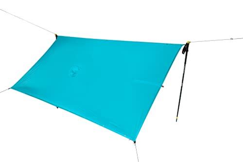 Sea to Summit Sea to Summit Ultra-SIL Nano Tarp Poncho 4-in-1 Raincoat, Pack Cover, Groundsheet, and Shelter, Pacific Blue