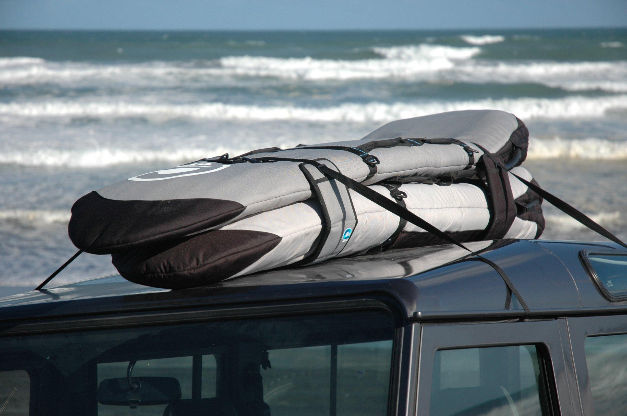 Curve Surfboard Soft Rack Lockdown Premium Surfboard Car Racks by Curve (Set of 2)