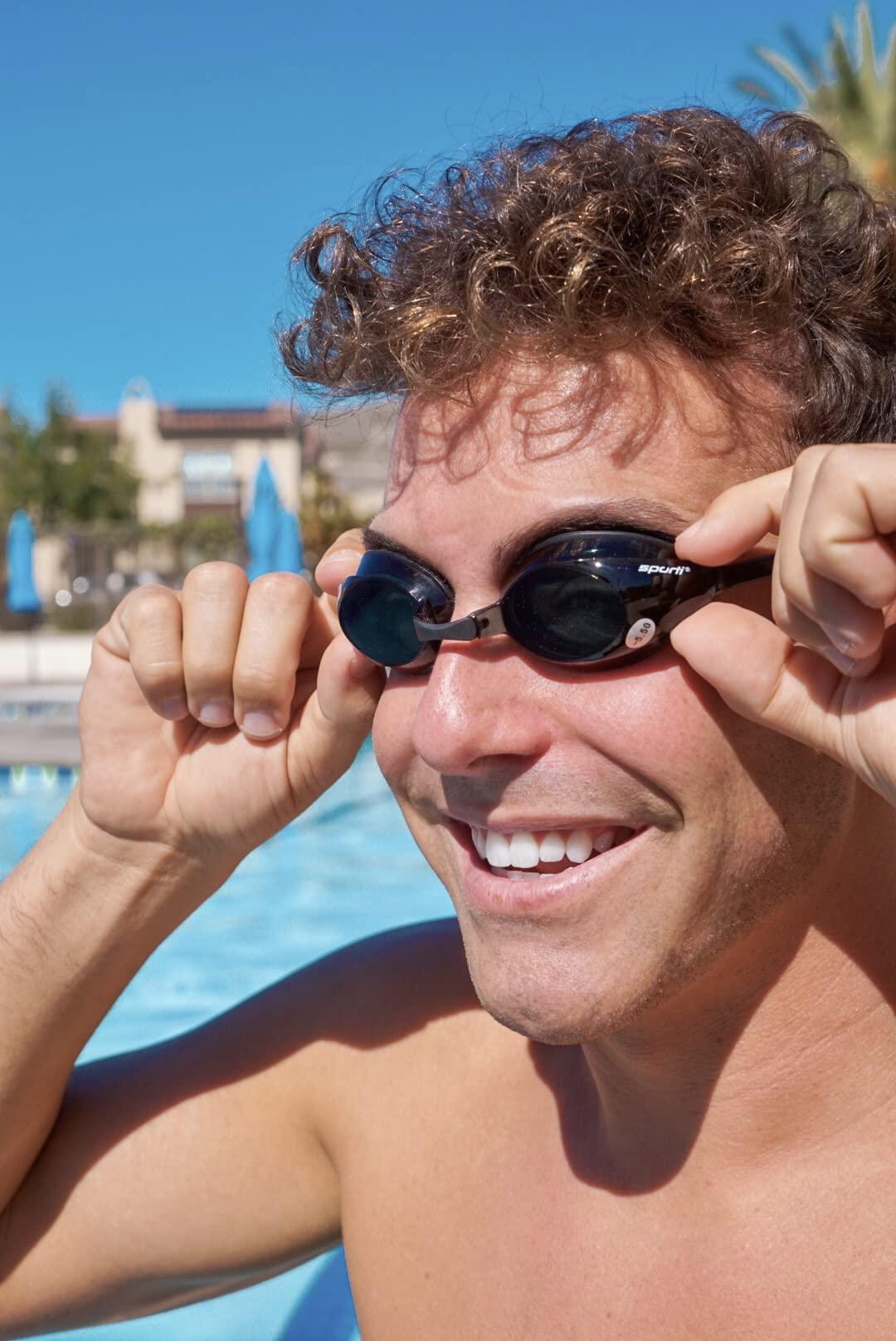 Sporti Sporti Antifog Positive 5.5 Optical Goggle (Smoke Lens) with Custom-fit White Bungee Strap