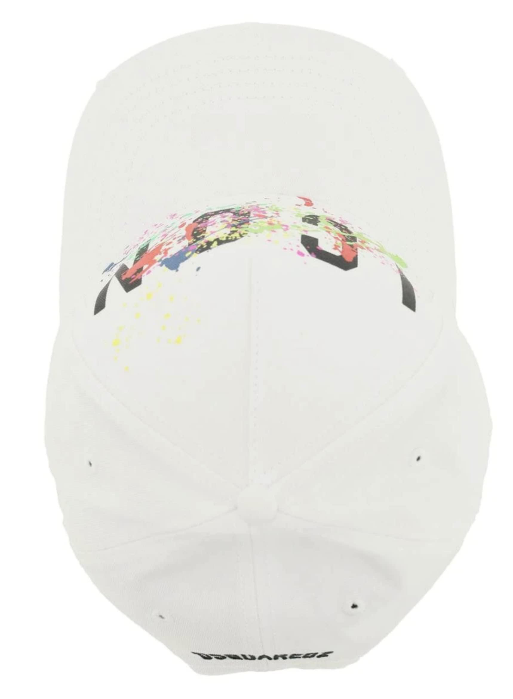 DSQUARED2 DSQUARED2 Men Icon Baseball Cap White