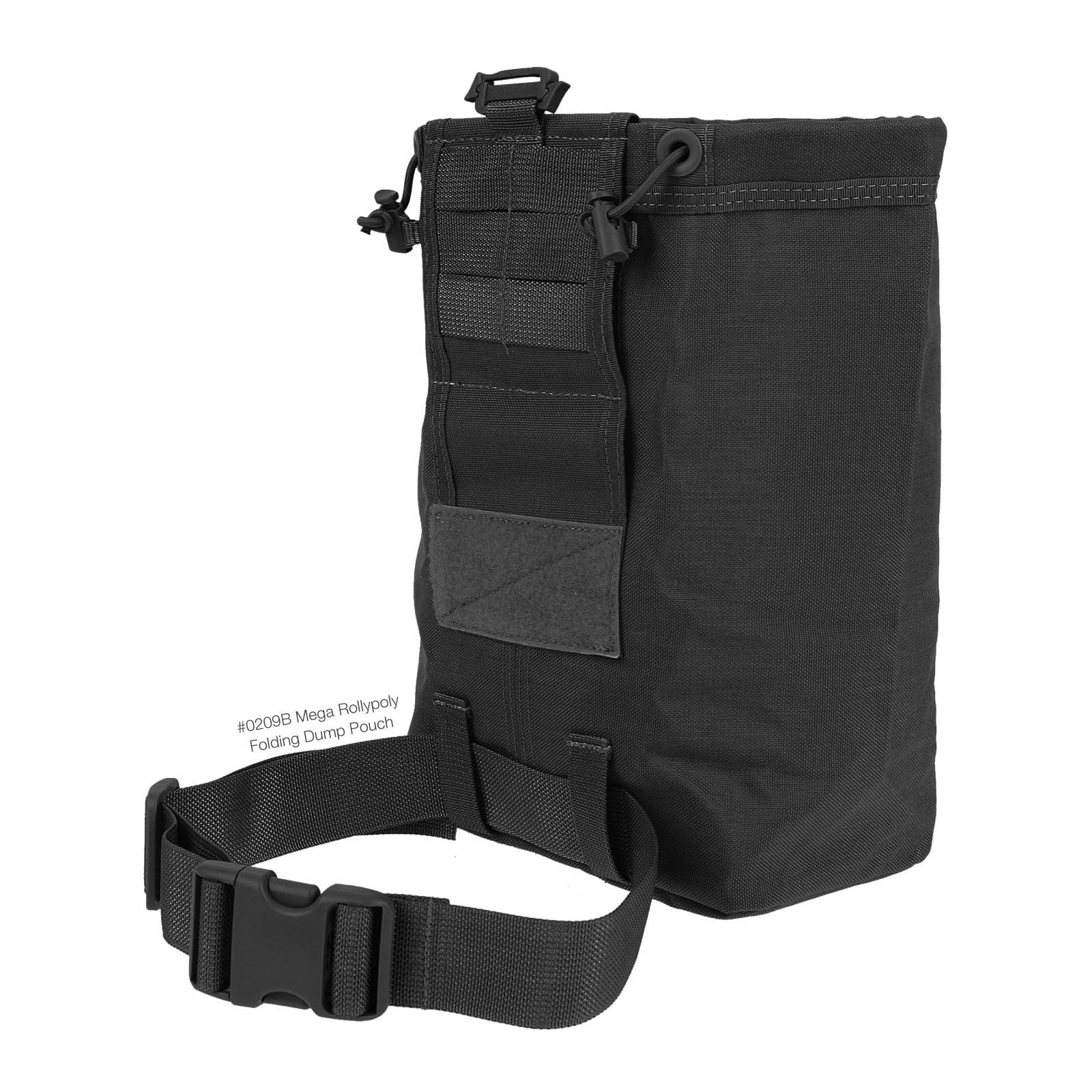 Maxpedition Maxpedition Mega Rollypoly Folding Dump Pouch (Black)
