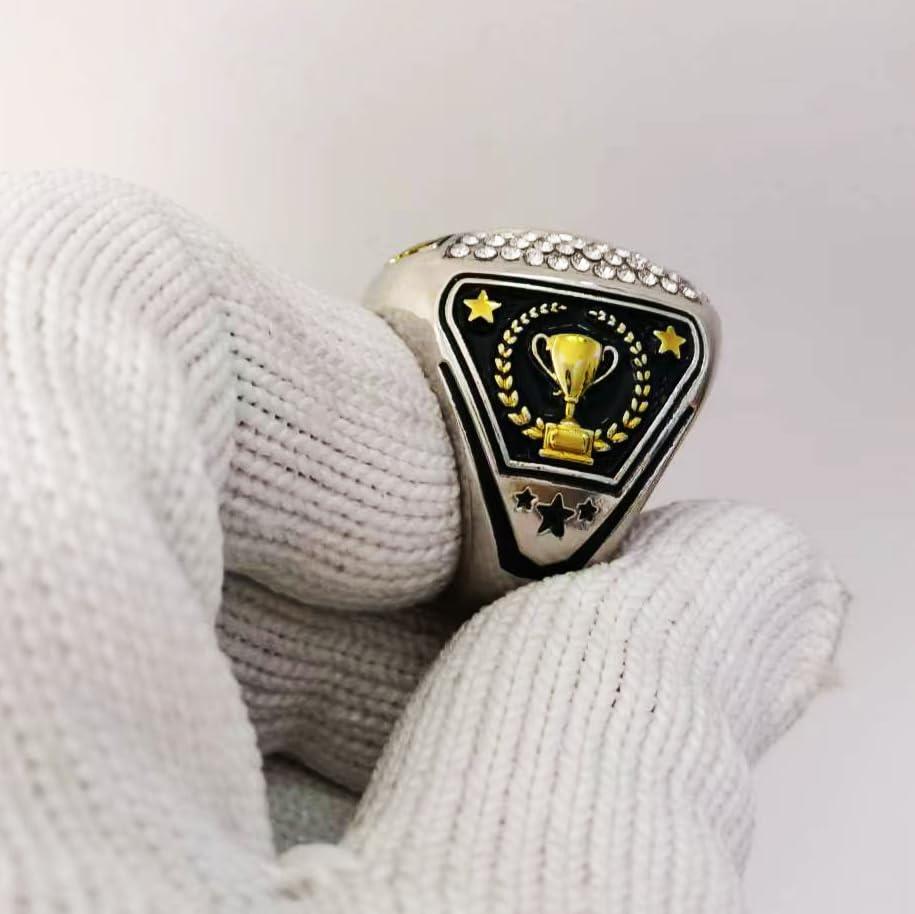 guancrown guancrown Football Championship Ring Trophy Award Gift Tournament Champions or Finalists Champion Ring (Size 9)