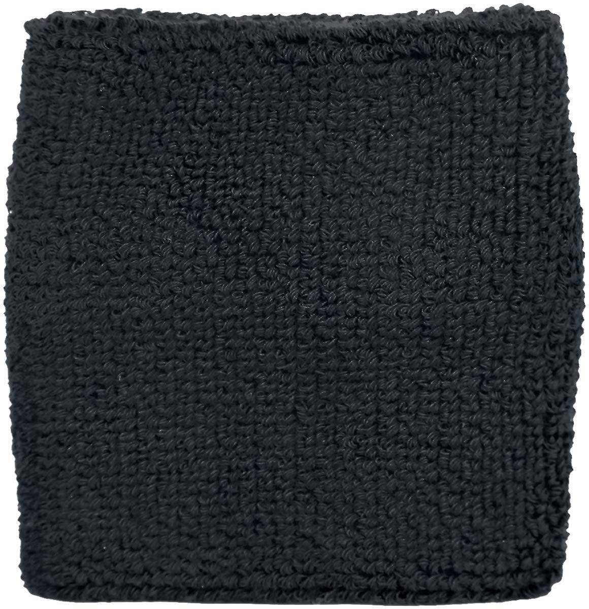 RAZAMATAZ Razamataz Judas Priest Logo Embroidered Wrist Sweatband - Men\'s Heavy Metal Fan Accessory - Red - One Size