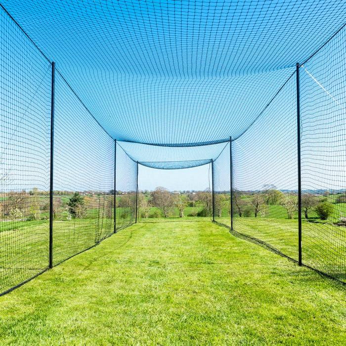 Net World Sports Fortress Baseball Batting Cage Nets | Heavy-Duty HDPP Fully Enclosed Baseball & Softball Cage Netting [14 Sizes & 3 Grade Options]  NET ONLY (20 x 8 x 8, 42)