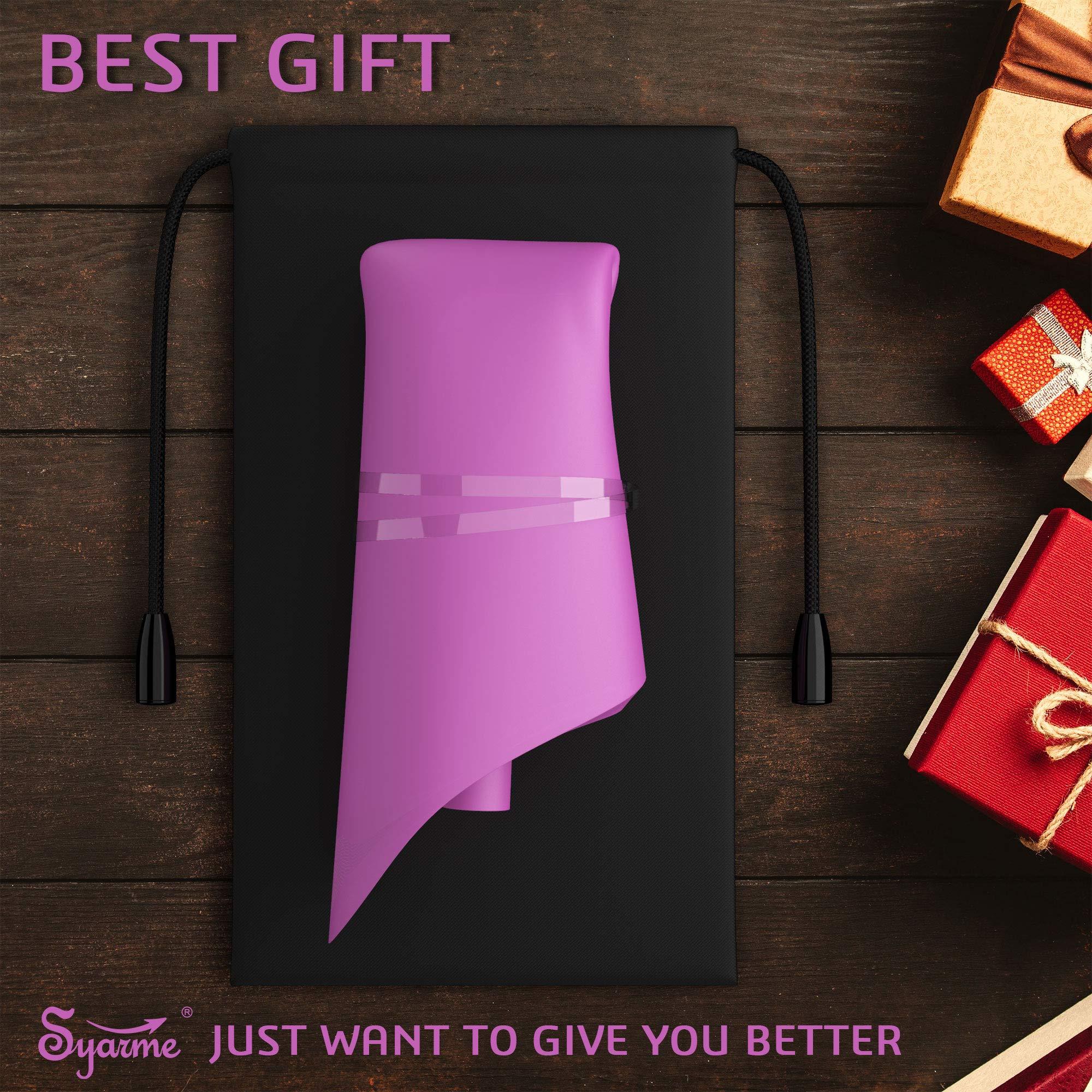 Syarme Female Urination Device,Portable Reusable Urinal Funnel with Extension Tube,Small Folding Storage,Suitable for Travel, Festivals, Camping,Traffic Jams,Etc,Includes Waterproof Bag,Waterproof Cup
