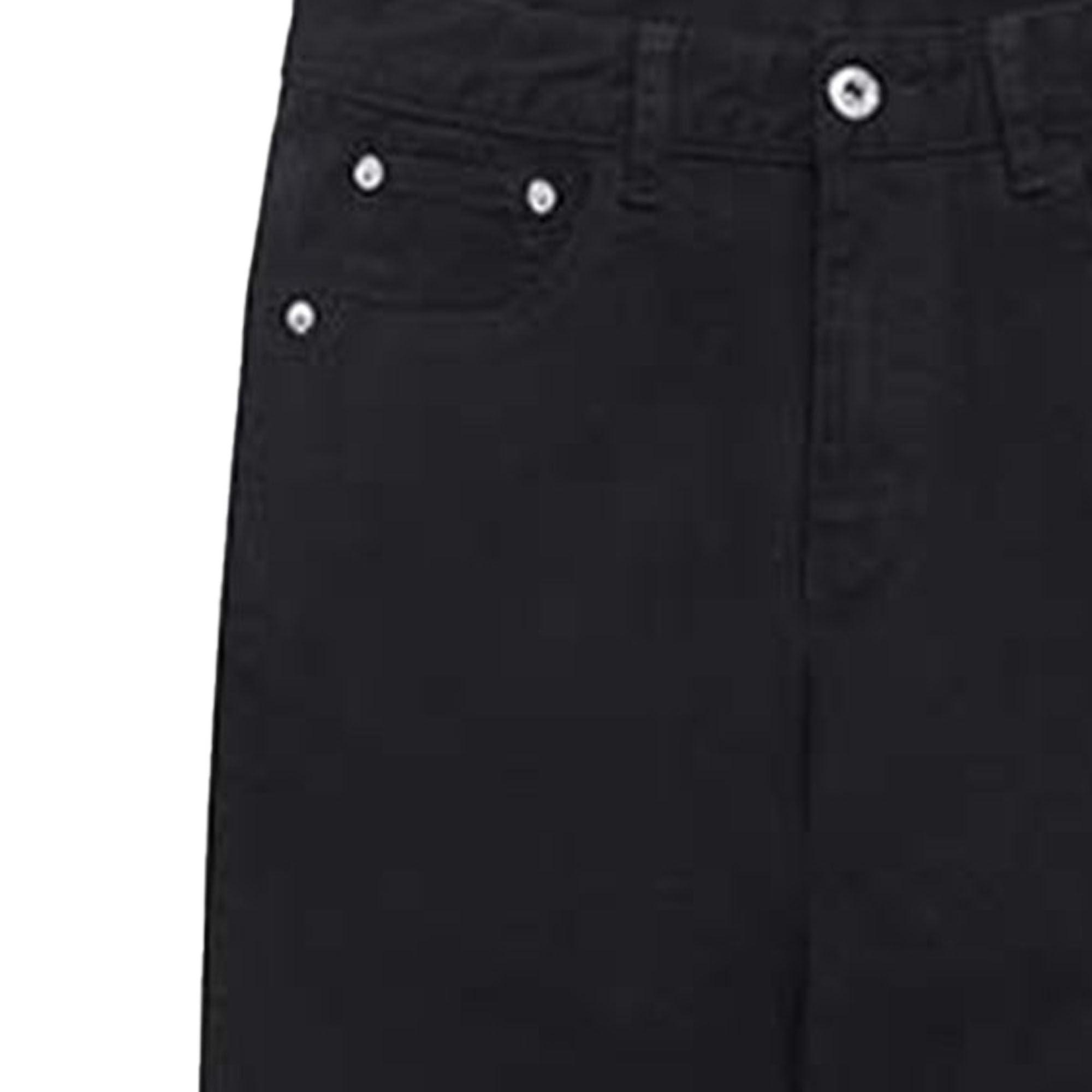 JEsilunmaMY JEsilunmaMY Men's Streetwear Retro Flared Jeans Wash Distressed Straight Jean Trousers Fashion Loose Casual Bell Bottom Jeans (Black,Medium)