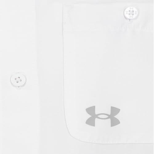 Under Armour Under Armour Drift Tide Fish Shirt, White - Stretch, YM