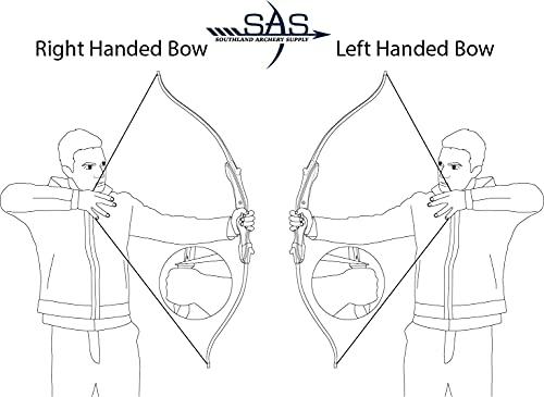 Southland Archery Supply Southland Archery Supply Maverick One Piece Traditional Wood Hunting Bow (Clear Limb 40 pounds, Right)
