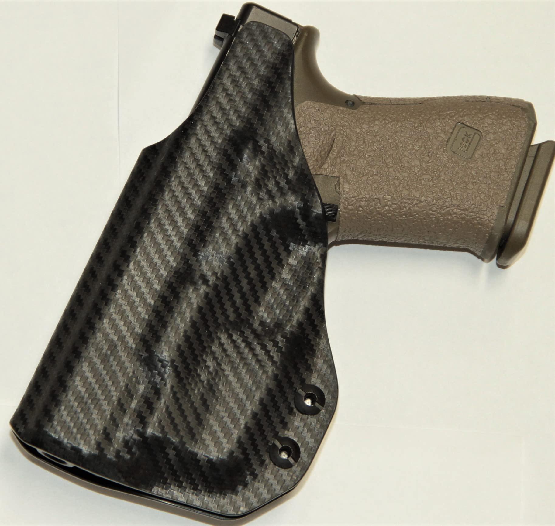 Generic REVKEL Custom Kydex Molded IWB Holster compatible with Sig Sauer P365 with Olight PL2 Mini Valkyrie and Recover Tactical Rail. Black Right Hand Draw. Hand crafted in The USA.