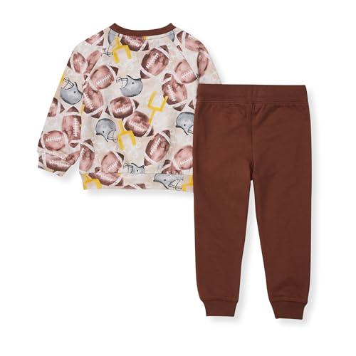 Burt\'s Bees Baby Burt's Bees Baby Baby Boys' Shirt and Pant Set, Top & Bottom Outfit Bundle, 100% Organic Cotton