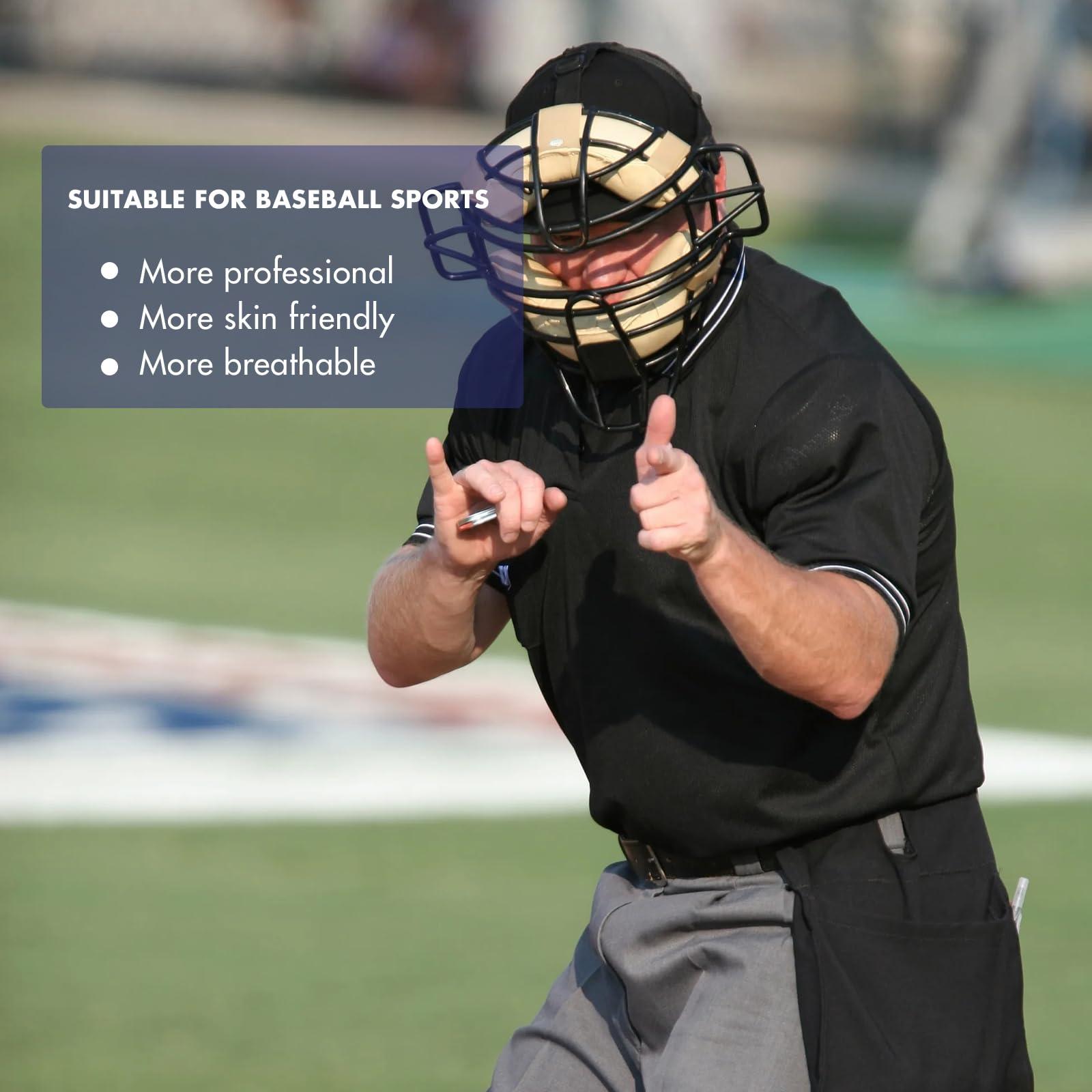 redgino Men's Baseball Softball Umpire Shirt Short Sleeve Polo Ref Jersey Referee Gear - Sized for Chest Protector Black L