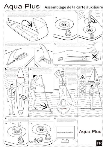 Aqua Plus Aqua Plus 6inches Thick Inflatable SUP for All Skill Levels Stand Up Paddle Board,Paddle,Pump,ISUP Travel Backpack, Leash,Shoulder Strap,Youth,Adult Inflatable Paddle Board