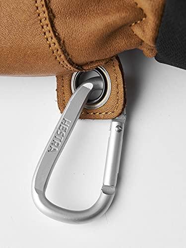 Hestra Hestra Mens Ski Gloves: Fall Line Winter Cold Weather Leather 3-Finger Mittens, Cork, 6