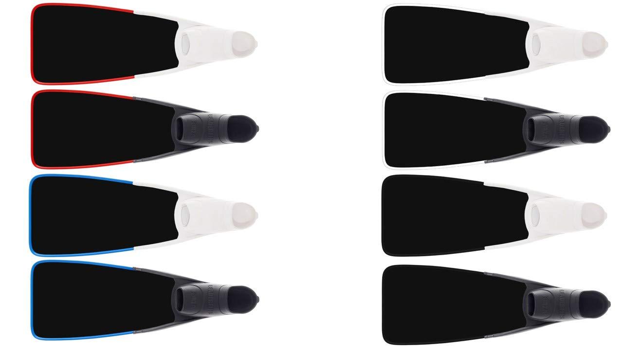 Leaderfins Leaderfins Short Black Carbon Fiber Freediving and Spearfishing Fins (EU 47-48 / US 13-14, Hard Stiffness)