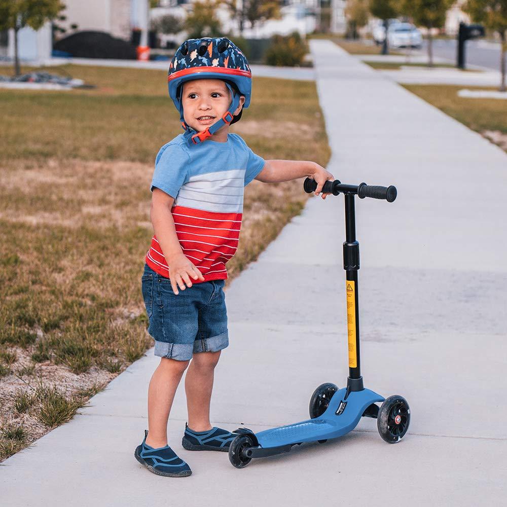 Hishine Toddler Scooter for Kids 3 Wheels Scooter for Boys Girls Kick Scooter with PU Flashing Wheels, Adjustable Height, Lean to Steer,Fits Children Ages 2-5 Years Old, Pink