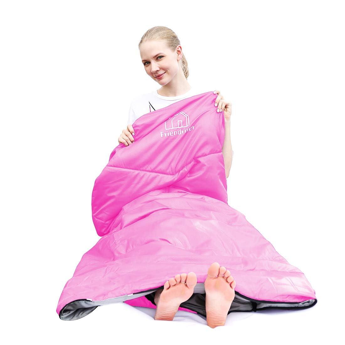 Friendriver Friendriver XL Size Upgraded Version of Camping Sleeping Bag 4 Seasons Warm and Cool, Lighter Weight, Adults and Children Can Use Waterproof Camping Bag, Travel and Outdoor Activities