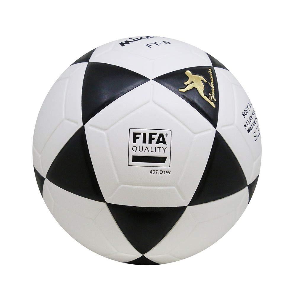 MIKASA MIKASA Ball Pro 5 Ft-Foot-Volleyball, Black/White, 51301