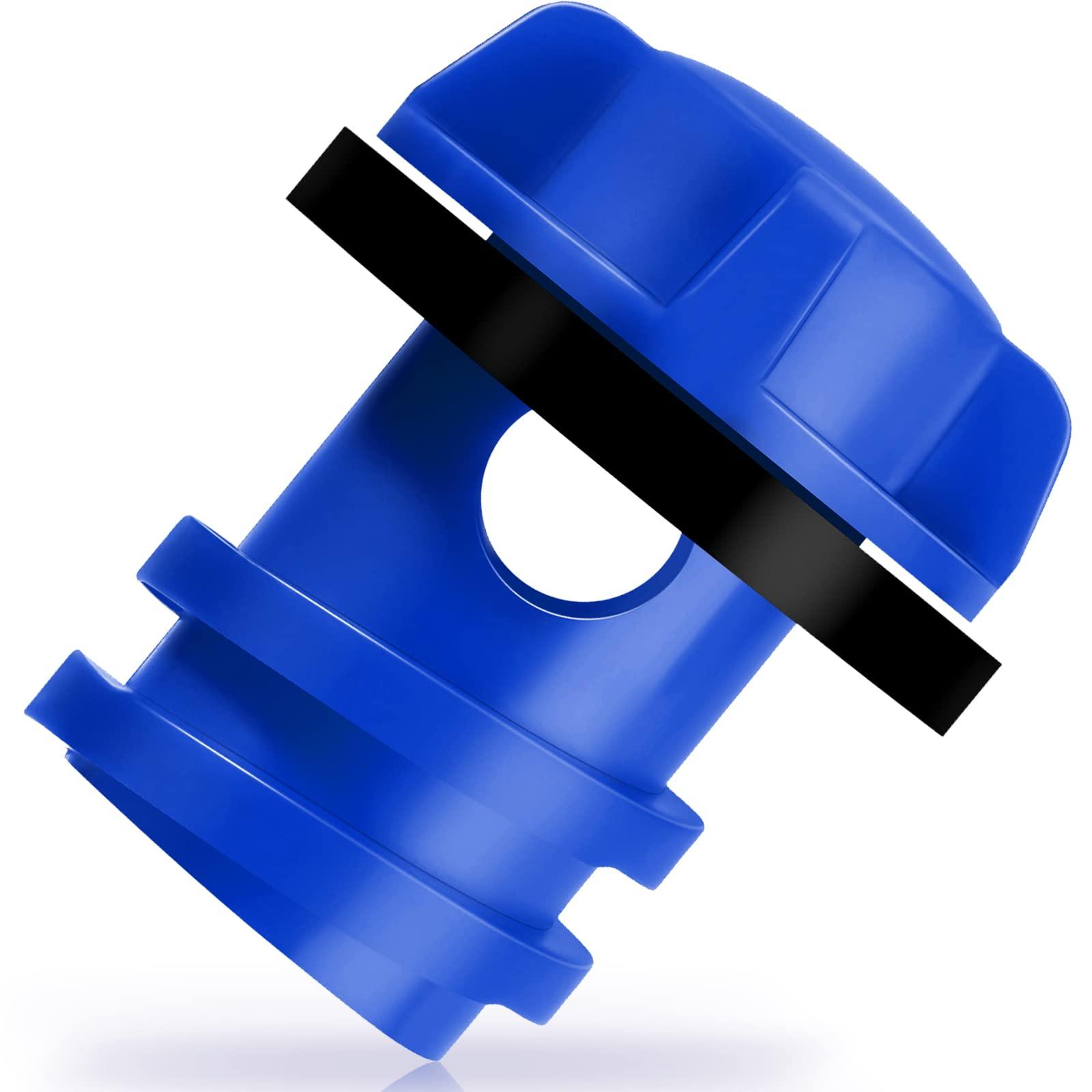 Honoson Honoson Cooler Drain Plug Replacement Parts Cooler Accessories Kit Compatible with Most Rotomolded Coolers Including Most Major Brands Small Drain Plug with Leak-Proof Design (Dark Blue)