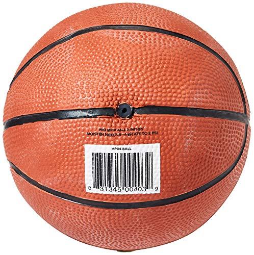 SKLZ SKLZ Pro Mini Hoop 5-Inch Rubber Basketball, Orange
