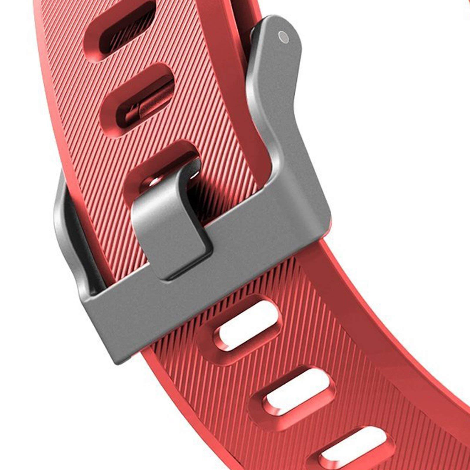 Veryfitpro Bands Replacement Straps for ID115plus HR Smart Watch Bands for Letscom Lintelek Letsfit ID115Plus HR Fitness Tracker Red