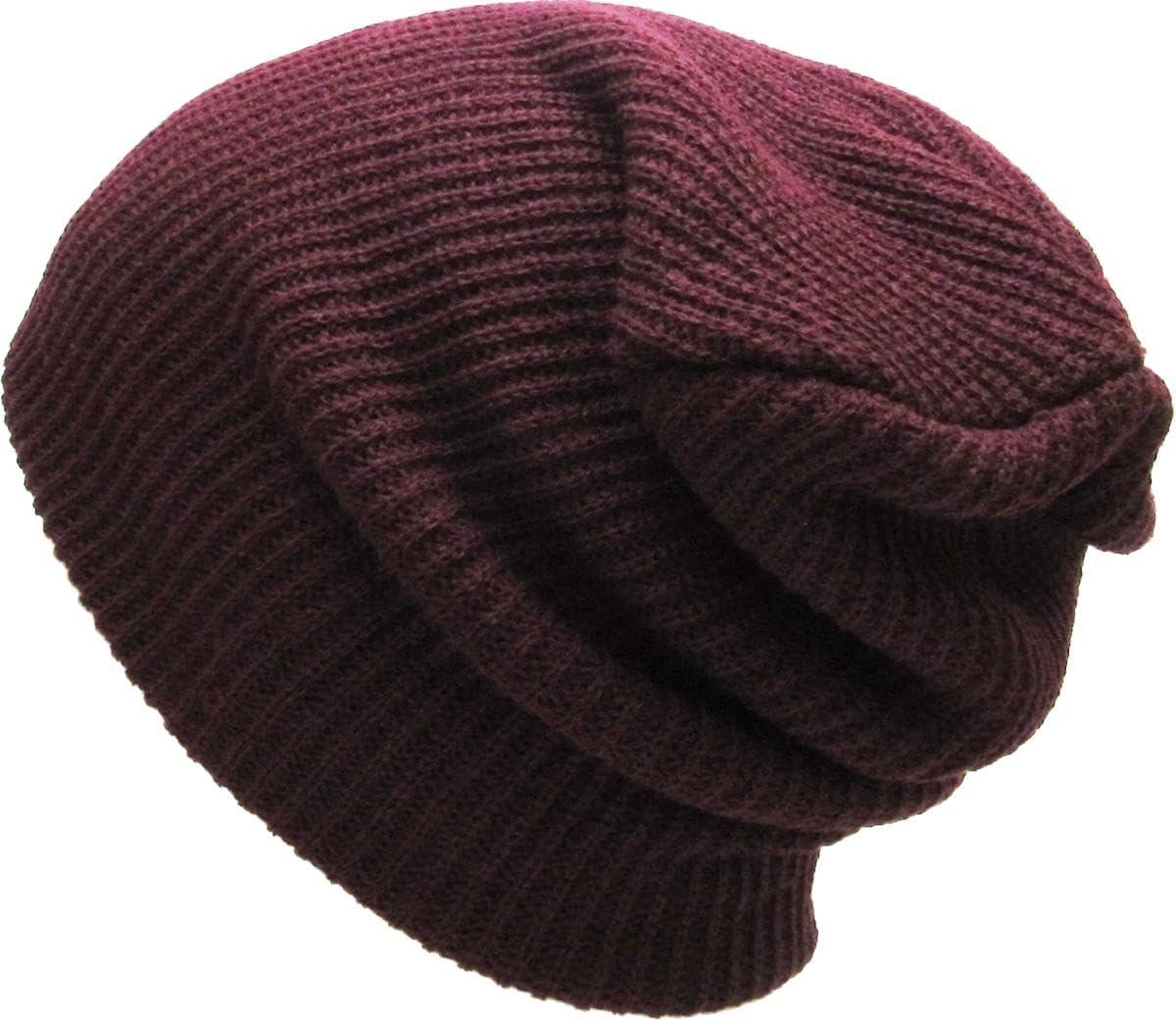 KBETHOS KBW-12 BUR Comfortable Soft Slouchy Beanie Collection Winter Ski Baggy Hat Unisex Various Styles