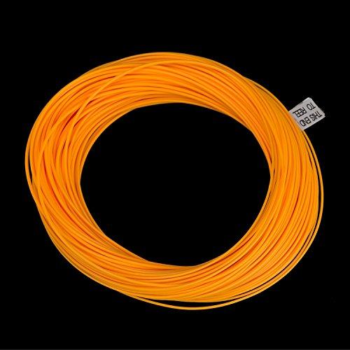 Piscifun Piscifun Sword Fly Fishing Line with Welded Loop, Weight Forward Floating Fly Line, WF5wt, 100FT, Orange