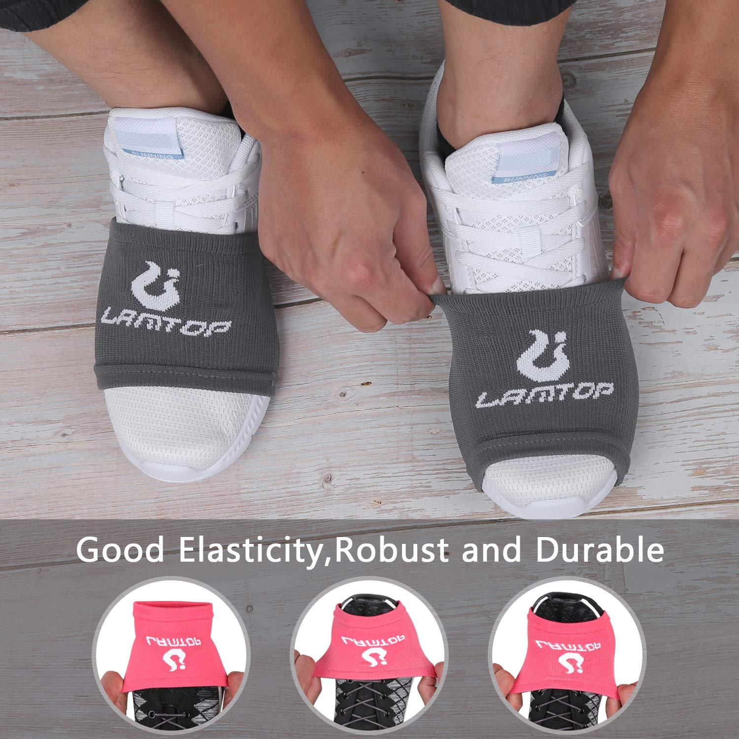 LAMANTOP LAMANTOP 2 Pairs Dance Socks Shoe Socks on Smooth Floors Over Sneakers,Dancing Shoe Sliders Ballet Dancers Turning Socks for Smooth Pivots and Turns on Wood Floors Protect Knees